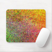 Kleurrijk regenboogeffect Confetti Muismat (Met muis)