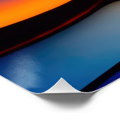 Kleurrijk regenboogglas perfect poster (Hoek)