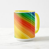 Kleurrijk regenboogpatroon mok (Voorkant rechts)