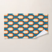 Kleurrijk regenboogpatroon Retro Arch Bad Handdoek (Handdoek)