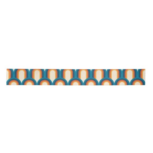 Kleurrijk regenboogpatroon Retro Arch Lint (Voorkant)