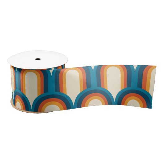 Kleurrijk regenboogpatroon Retro Arch Lint (Spoel)