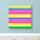 Kleurrijk regenboogspectrum canvas afdruk (Insitu (Houten vloer))
