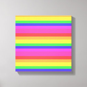 Kleurrijk regenboogspectrum canvas afdruk