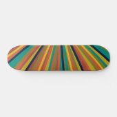 Kleurrijk regenboogstrips skateboard (Horizontaal)