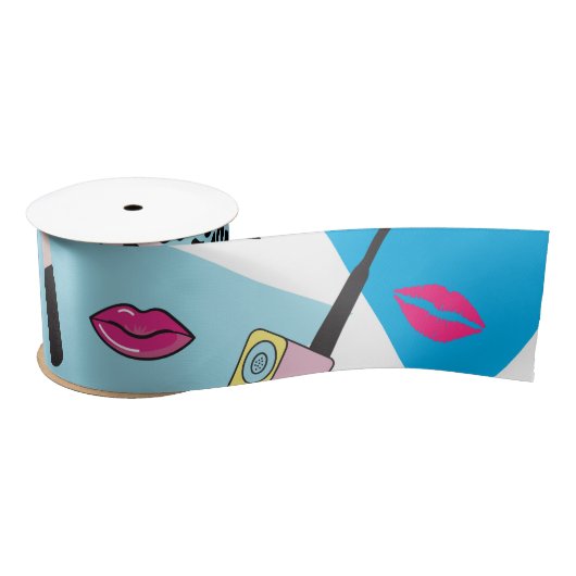 Kleurrijk Retro 1990's Nineties Patroon Lint (Spoel)