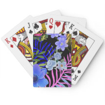 Kleurrijk Retro Bloemen Varen Botanisch Blad