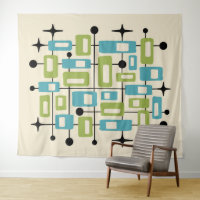 Kleurrijk Retro Midden Jaren 50 Modern Atomair Abs