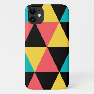 Kleurrijk, retroflectief, prachtig geometrisch pat iPhone 11 hoesje