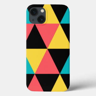 Kleurrijk, retroflectief, prachtig geometrisch pat iPhone 13 hoesje