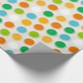 Kleurrijk retroflector Fuzzy Polka pakt papier op (Hoek)