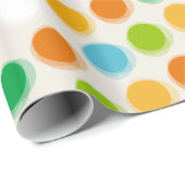 Kleurrijk retroflector Fuzzy Polka pakt papier op (Rol Hoek)