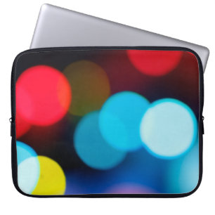 kleurrijk (rode hemelartische en gele kleur), wazi laptop sleeve