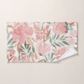 Kleurrijk, Romantische Waterverf Floral Pattern Bad Handdoek (Handdoek)