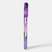 Kleurrijk, Roze, Paarse gemarmerd Case-Mate iPhone Case (Achterkant / Rechts)