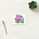 Kleurrijk rozenontwerp post-it® notes (Kantoor)