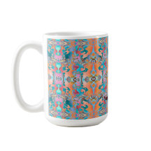 Kleurrijk rustiek boho abstract kunstpatroon