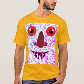 Kleurrijk Scary Ghost T-shirt ontwerp