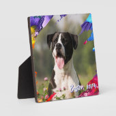 Kleurrijk Schilderkwast Foto Frame Plaquette Fotoplaat (Voorkant)