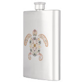 Kleurrijk  schildpadontwerp flacon (Links)