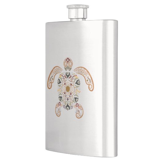 Kleurrijk  schildpadontwerp flacon (Links)