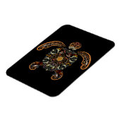 Kleurrijk  schildpadontwerp magneet (Linkerzijde)