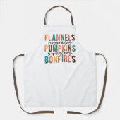 Kleurrijk Schort in het najaar (Voorkant)