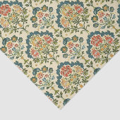 Kleurrijk sierdamast patroon tissuepapier (Detail)