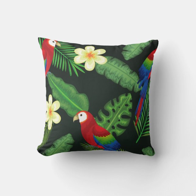 Kleurrijk Sierkussen voor afdrukken in kleur (Voorkant)