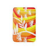 Kleurrijk Sinaasappel en geel Badmat (Voorkant Verticaal)