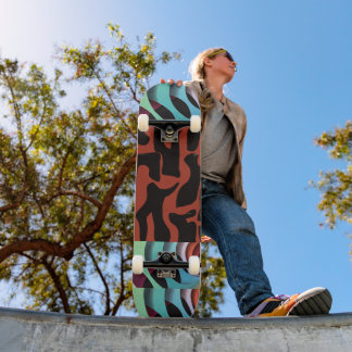 Kleurrijk skateboard