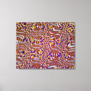 Kleurrijk slangestijlpatroonontwerp  canvas afdruk