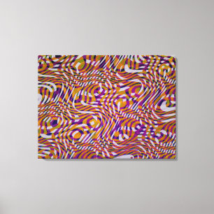 Kleurrijk slangestijlpatroonontwerp  canvas afdruk