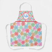 Kleurrijk sneeuwvlok Schort (Voorkant)