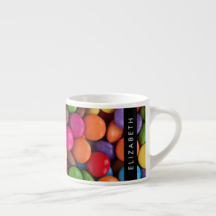 Kleurrijk Snoep, Buttonnen van Snoepjes, zoet, Jou Espresso Kop