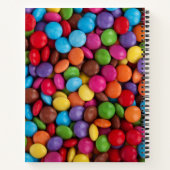 Kleurrijk Snoep, Buttonnen van Snoepjes, zoet, Jou Notitieboek (Achterkant)