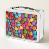 Kleurrijk Snoep, Buttonnen van Snoepjes, zoet, voe (Achterkant)