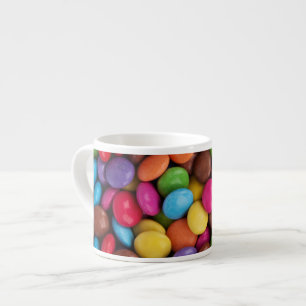 Kleurrijk Snoep, Buttonnen van Snoepjes, zoet, voe Espresso Kop