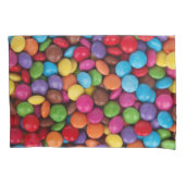 Kleurrijk Snoep, Buttonnen van Snoepjes, zoet, voe Kussensloop (Voorkant)