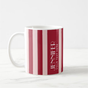 Kleurrijk Snoep Regenboogkleur rood Modern Stripes Koffiemok