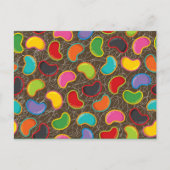 Kleurrijk Snoep Retro Jellyboon Pop Aangepast Brie Briefkaart (Voorkant)