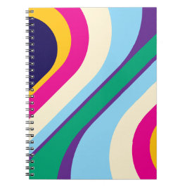 Kleurrijk spiraalnotitieboek  notitieboek