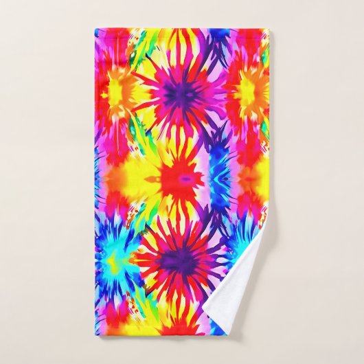 KLEURRIJK SPLASH DESIGN MODERN STROPDAS-DYE BAD HANDDOEK (Handdoek)