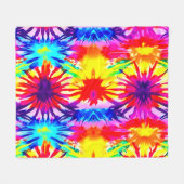 KLEURRIJK SPLASH DESIGN MODERN STROPDAS-DYE FLEECE DEKEN (Voorkant (Horizontaal))