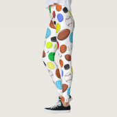 Kleurrijk Sportbalken Random Pattern Leggings (Links)