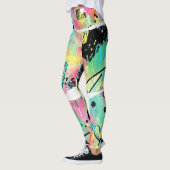 Kleurrijk Stedelijk Graffiti Patroon (7) Leggings (Links)