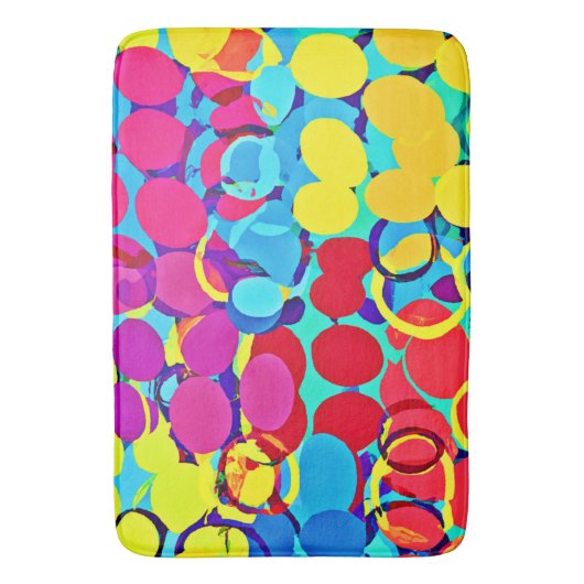 Kleurrijk Stijlvol en Chique Spectrum Patroon Badmat (Voorkant Verticaal)