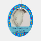  kleurrijk stip foto lijst ornament (Rechts)