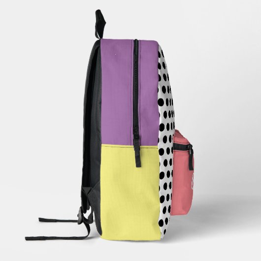 Kleurrijk Stippenpatroon voor Kinderen Bedrukte Rugzak (Links)