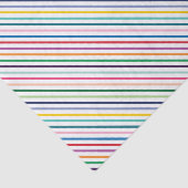 Kleurrijk Stripe Art Pattern over Cristiana White Tissuepapier (Detail)